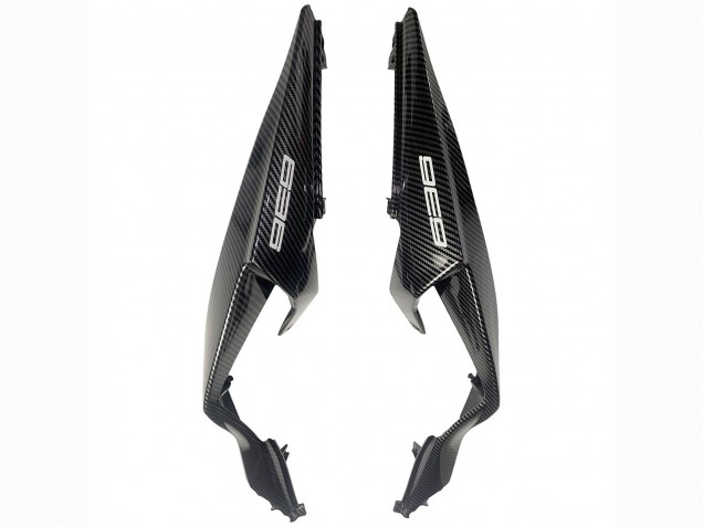 2019-2022 Kawasaki ZX6R Motorcycle Fairings - White Black Carbon Fiber Canada for Sale