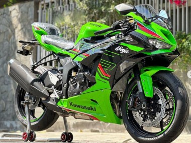 2019-2022 Kawasaki ZX6R Motorcycle Fairings - Green Glossy Black Red Canada for Sale