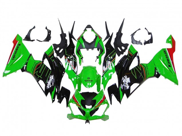 2019-2022 Kawasaki ZX6R Motorcycle Fairings - Green Glossy Black Red Canada for Sale
