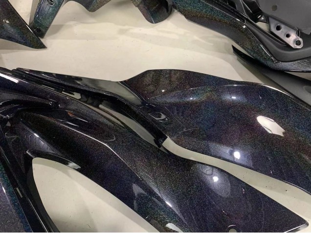 2019-2022 Kawasaki ZX6R Motorcycle Fairings - Black Rainbow Canada for Sale