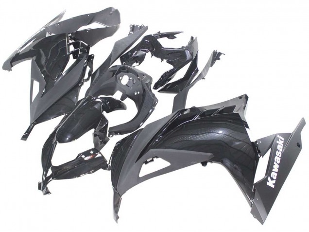 2013-2024 Kawasaki EX300 Motorcycle Fairings - Glossy Black Canada for Sale