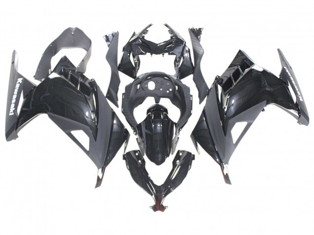 2013-2024 Kawasaki EX300 Motorcycle Fairings - Glossy Black Canada for Sale