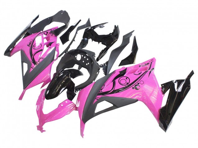 2013-2024 Kawasaki EX300 Motorcycle Fairings - Pink Black Canada for Sale