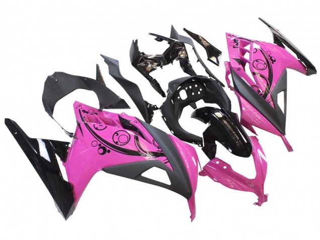 2013-2024 Kawasaki EX300 Motorcycle Fairings - Pink Black Canada for Sale