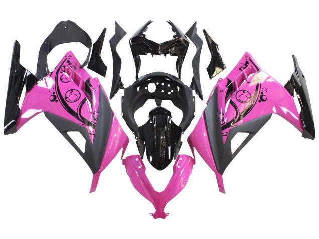 2013-2024 Kawasaki EX300 Motorcycle Fairings - Pink Black Canada for Sale