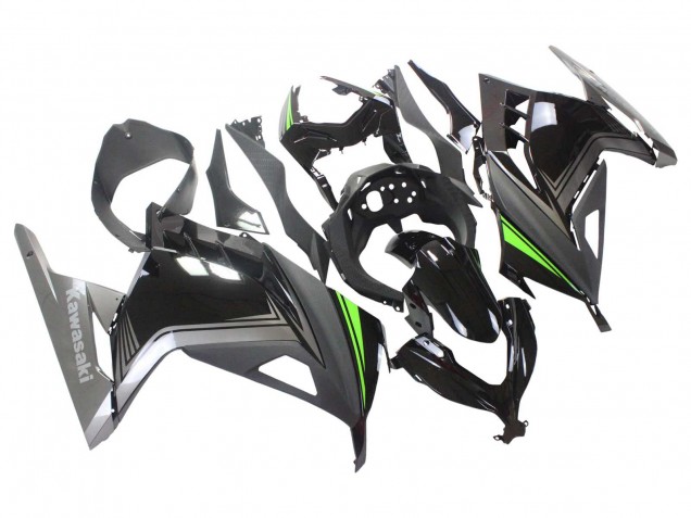 2013-2024 Kawasaki EX300 Motorcycle Fairings - Glossy Black Matte Black Green Canada for Sale