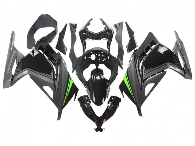 2013-2024 Kawasaki EX300 Motorcycle Fairings - Glossy Black Matte Black Green Canada for Sale
