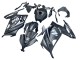 2013-2024 Kawasaki EX300 Motorcycle Fairings - Matte Black White Elf Snow Canada for Sale