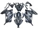 2013-2024 Kawasaki EX300 Motorcycle Fairings - Matte Black White Elf Snow Canada for Sale