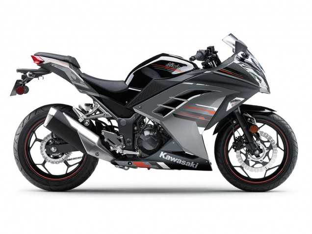 2013-2024 Kawasaki EX300 Motorcycle Fairings - Black Silver Red Canada for Sale