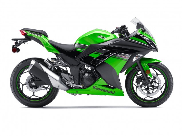 2013-2024 Kawasaki EX300 Motorcycle Fairing - Green Black Canada for Sale