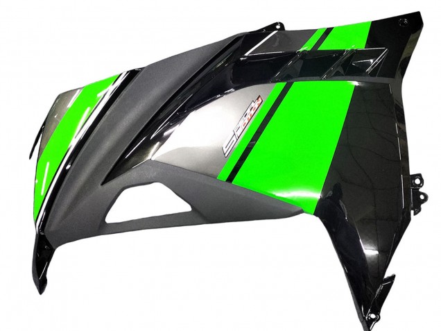 2013-2024 Kawasaki EX300 Motorcycle Fairings - Green Silver Black Canada for Sale
