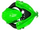 2013-2024 Kawasaki EX300 Motorcycle Fairings - Green Silver Black Canada for Sale