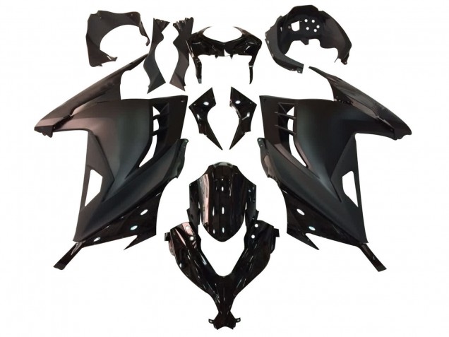 2013-2024 Kawasaki EX300 Motorcycle Fairing - Glossy Black Matte Black Canada for Sale