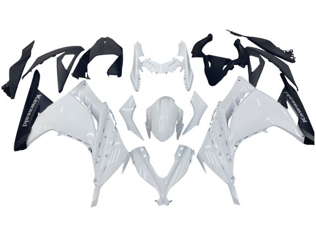 2013-2024 Kawasaki EX300 Motorcycle Fairings - White Black Canada for Sale
