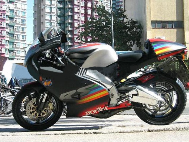 2000-2005 Aprilia RS125 Motorcycle Fairings - Black Red Silver Canada for Sale