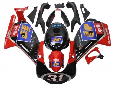 2000-2005 Aprilia RS125 Motorcycle Fairings - Black Red Blue Silver 31 Canada for Sale