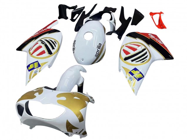 2000-2005 Aprilia RS125 Motorcycle Fairings - White Yellow Red Canada for Sale