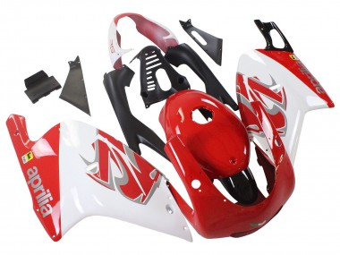 2000-2005 Aprilia RS125 Motorcycle Fairings - White Red Canada for Sale