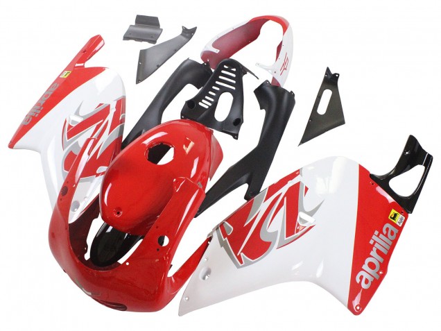 2000-2005 Aprilia RS125 Motorcycle Fairings - White Red Canada for Sale