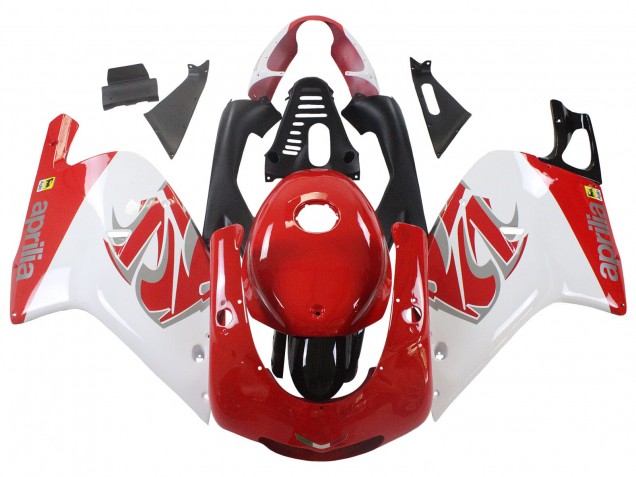 2000-2005 Aprilia RS125 Motorcycle Fairings - White Red Canada for Sale