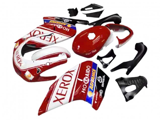 2000-2005 Aprilia RS125 Motorcycle Fairings - White Red Yellow Blue Xerox Canada for Sale