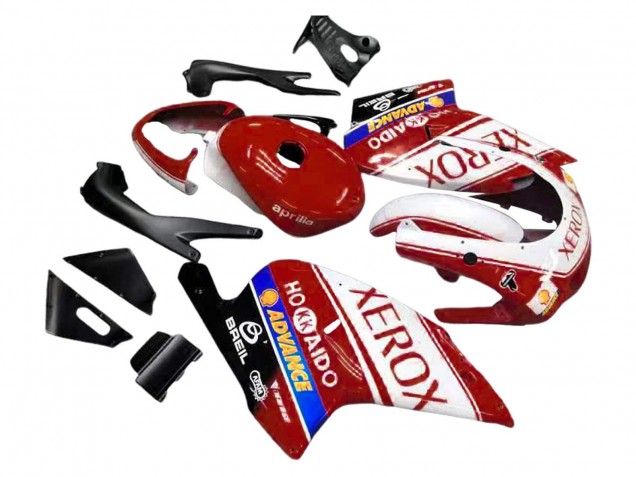 2000-2005 Aprilia RS125 Motorcycle Fairings - White Red Yellow Blue Xerox Canada for Sale