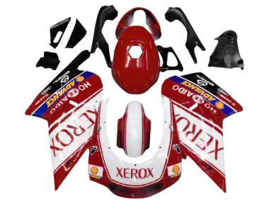 2000-2005 Aprilia RS125 Motorcycle Fairings - White Red Yellow Blue Xerox Canada for Sale