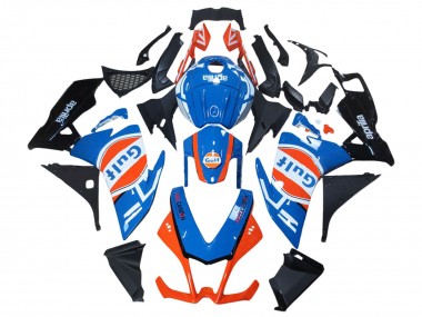 2012-2018 Aprilia RS4 50 125 Motorcycle Fairings - White Blue Orange Glossy Black Gulf Canada for Sale