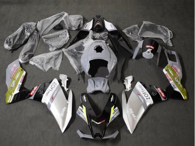 2012-2018 Aprilia RS4 50 125 Motorcycle Fairings - White Silver Grey Black Canada for Sale