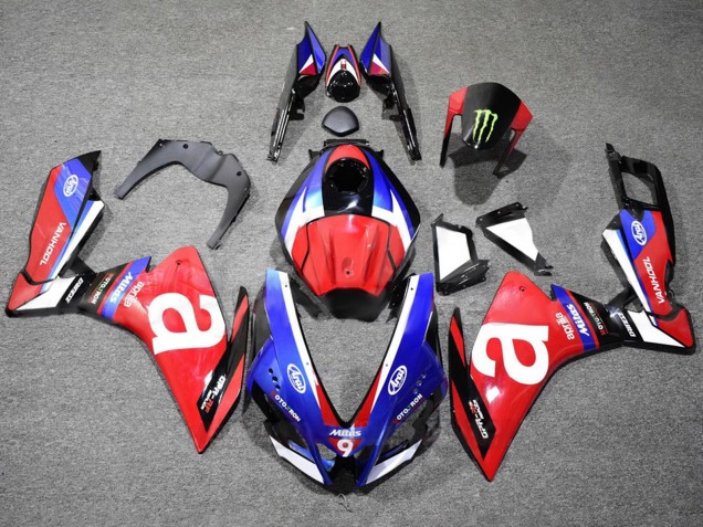 2012-2018 Aprilia RS4 50 125 Motorcycle Fairings - White Blue Red Canada for Sale