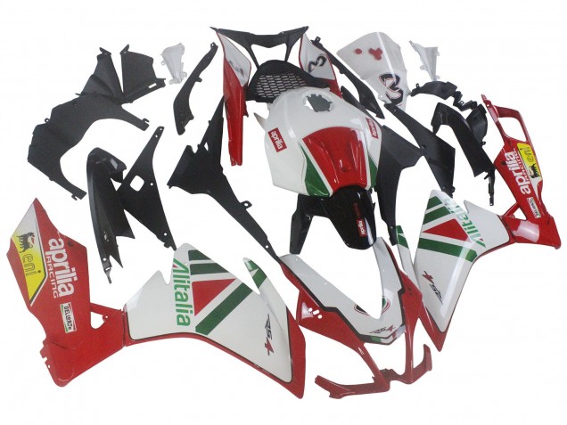 2012-2018 Aprilia RS4 50 125 Motorcycle Fairing Kits - White Red Green Yellow Alitalia Canada for Sale