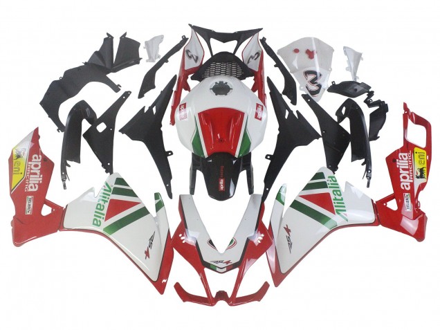 2012-2018 Aprilia RS4 50 125 Motorcycle Fairing Kits - White Red Green Yellow Alitalia Canada for Sale