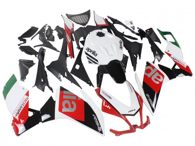 2012-2018 Aprilia RS4 50 125 Motorcycle Fairings - White Red Green Glossy Black Canada for Sale