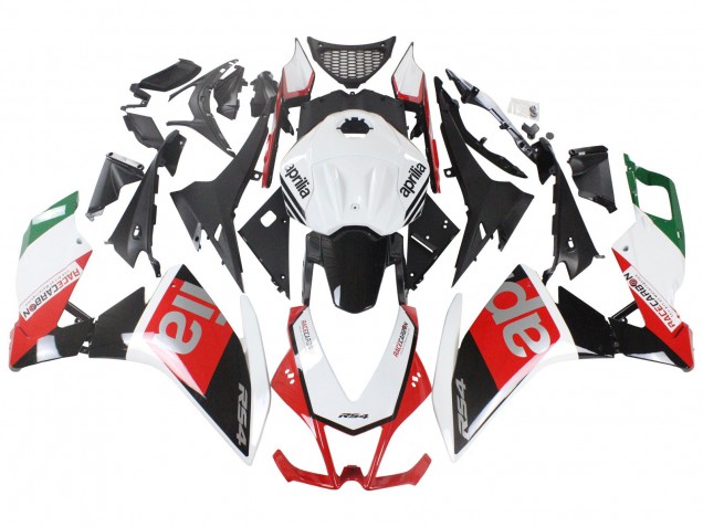 2012-2018 Aprilia RS4 50 125 Motorcycle Fairings - White Red Green Glossy Black Canada for Sale