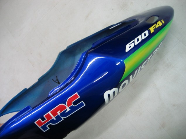 2004-2007 Honda CBR600 F4i Motorcycle Fairings - Blue Yellow Green MoviStar Canada for Sale