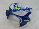 2004-2007 Honda CBR600 F4i Motorcycle Fairings - Blue Yellow Green MoviStar Canada for Sale