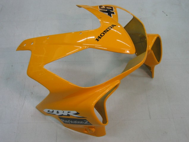 2004-2007 Honda CBR600 F4i Motorcycle Fairings - Yellow Blue White Black Nastro Azzurro Canada for Sale