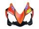 2004-2007 Honda CBR600 F4i Motorcycle Fairings - Matte Black Orange Rossi Canada for Sale