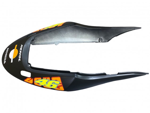 2004-2007 Honda CBR600 F4i Motorcycle Fairings - Matte Black Orange Rossi Canada for Sale