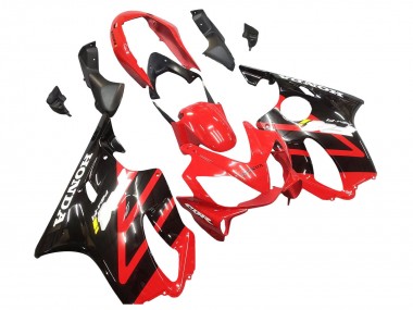 2004-2007 Honda CBR600 F4i Motorcycle Fairing - Red Glossy Black Canada for Sale