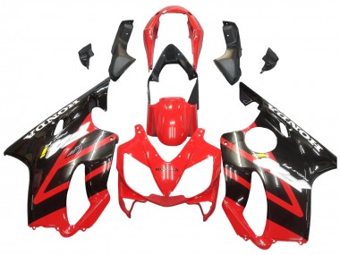 2004-2007 Honda CBR600 F4i Motorcycle Fairing - Red Glossy Black Canada for Sale