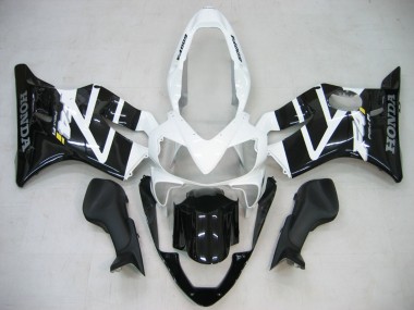 2004-2007 Honda CBR600 F4i Motorcycle Fairing - White Glossy Black Canada for Sale