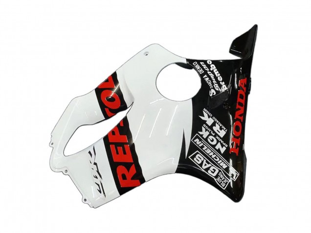 2004-2007 Honda CBR600 F4i Motorcycle Fairings - White Glossy Black Red Repsol Canada for Sale