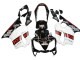 2004-2007 Honda CBR600 F4i Motorcycle Fairings - White Glossy Black Red Repsol Canada for Sale