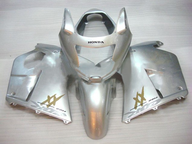 1996-2007 Honda CBR1100XX Blackbird Motorcycle Fairings - Silver Gold Canada for Sale
