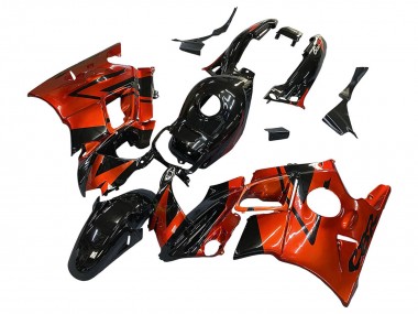 1991-1994 Honda CBR600 F2 Motorcycle Fairings - Orange Glossy Black Canada for Sale