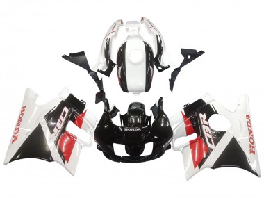 1991-1994 Honda CBR600 F2 Motorcycle Fairings - White Red Glossy Black Canada for Sale
