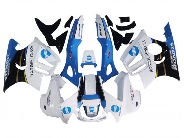 1997-1998 Honda CBR600 F3 Motorcycle Fairings - White Blue Glossy Black Canada for Sale