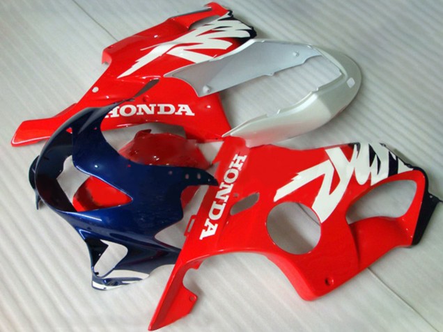 1999-2000 Honda CBR600 F4 Motorcycle Fairings - White Red Dark Blue Canada for Sale